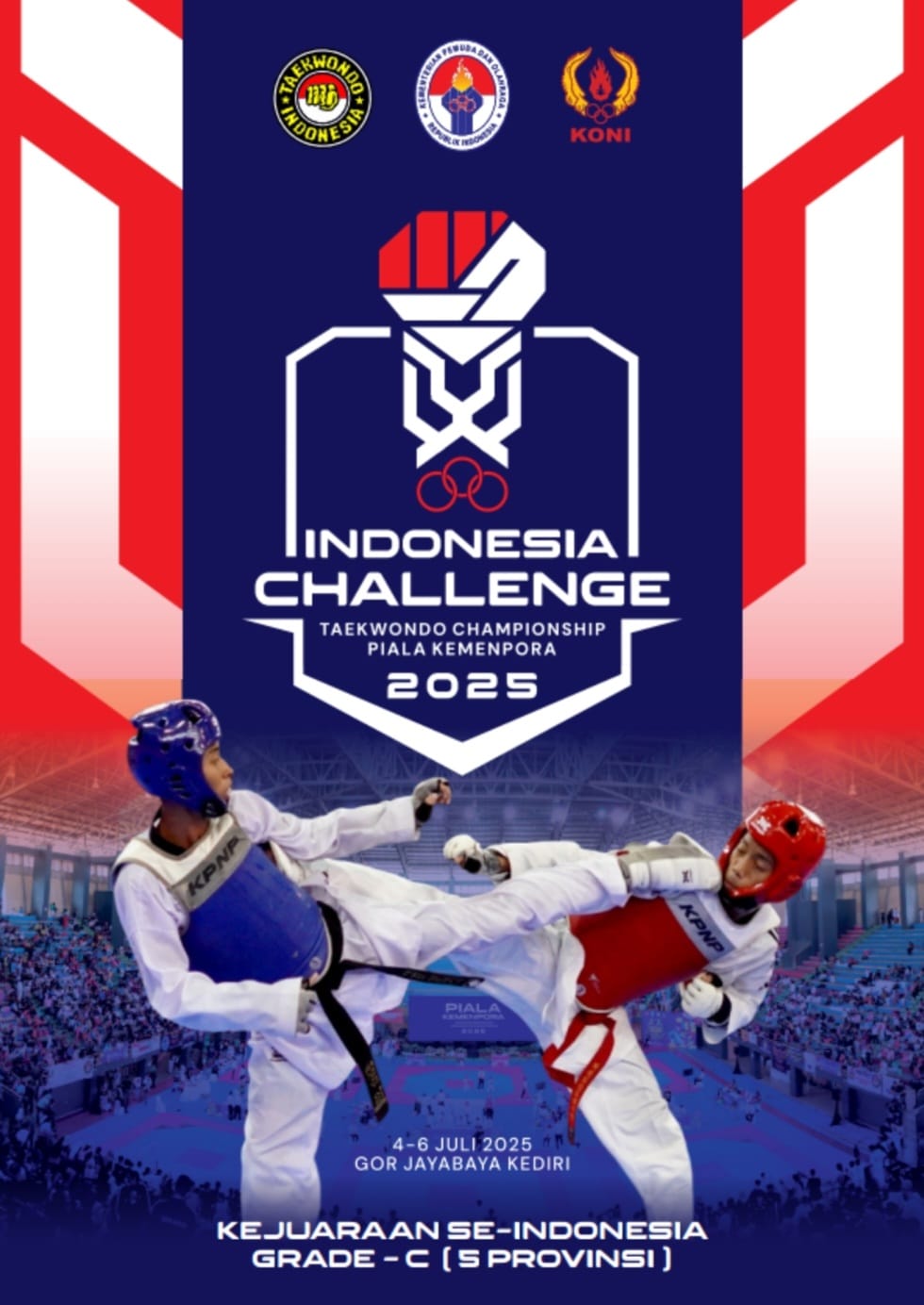 Ajang Pertarungan Prestasi Taekwondo di Tanah Air Taekwondo Indonesia DOJANG GEN FIGHTER 